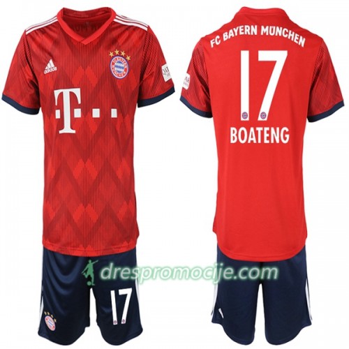 FC Bayern München Dres Boateng 17 Dječji Domaći 2018/19 Kratkih Rukava FC Bayern München Dres Boateng 17 Dječji Domaći 2018/19 Kratkih Rukava